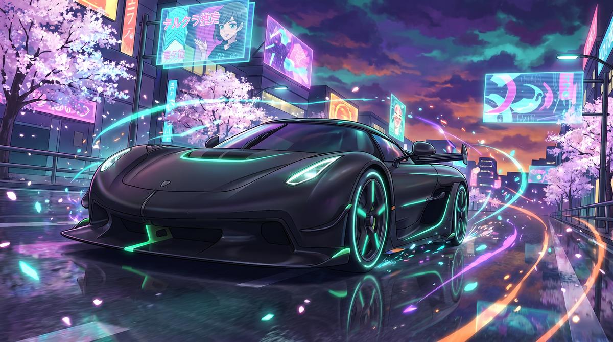 每日大赛兰博基尼Revuelto：狂野美学动漫